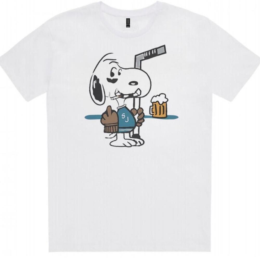 Snoopy White Tee